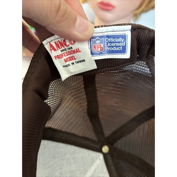 Vintage Cleveland Browns NFL strap Brown hat Annco Pro Model Hat - Picture 5 of 5